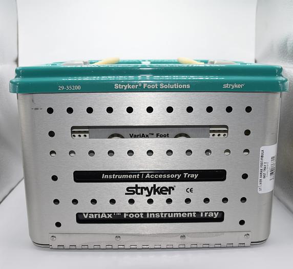 Used Stryker 29-35200 VariAx Foot & Ankle Instrument and Implant Set