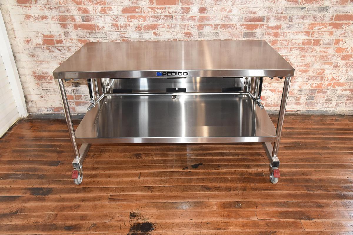 Used Pedigo Pedigo Space Station Central Supply Work Table CDS-3060