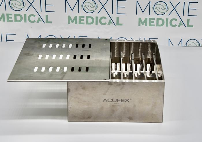 Used ACUFEX Arthroscopic Punch Set 012012, 012013, 012020, 012032, 012046, 012047, 01248 AND 11673