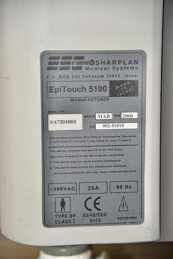 Used 2000 Sharplan Medical Systems EpiTouch 5100