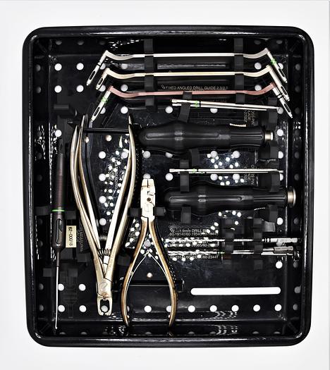 Used Stryker VariAx Distal Radius Locking Plate System Tray Instruments Ref 29-13012