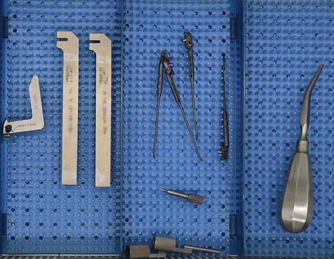 Used Biomet Orthopedic Hand Innovations Distal Radius System Set