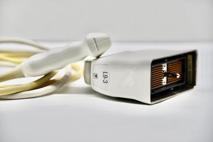 Used Philips L9-3 Ultrasound Linear Array Probe 33mm FOV for iE33 iU22