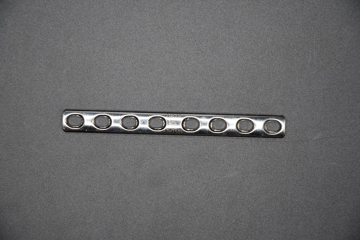 Used SYNTHES 248.08 DCP BONE PLATE 8 HOLES, 97MM