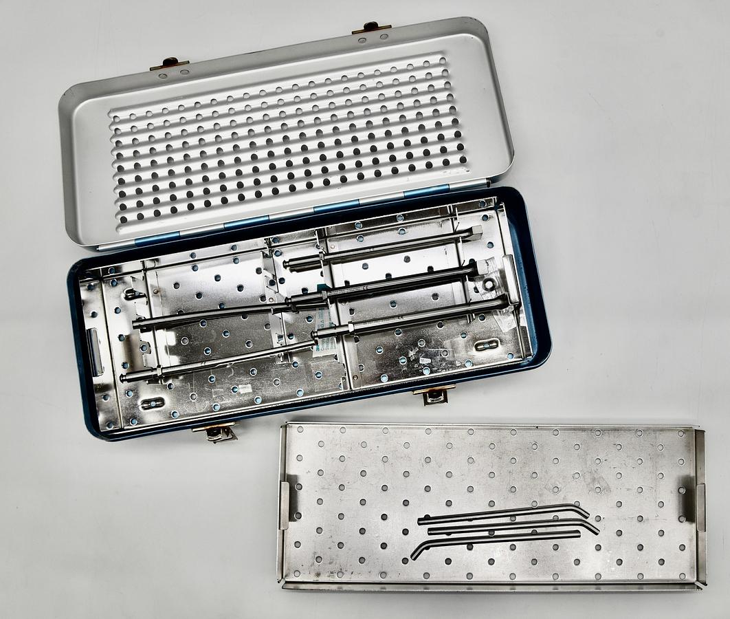 Used Synthes Interchangeable Gouge Impactor Set with Case