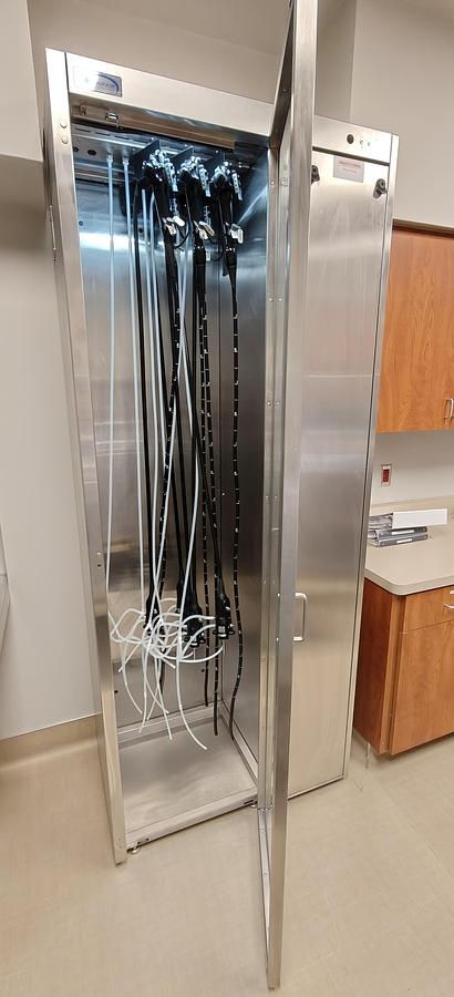 Used LogiQuip 3-Scope Cabinet 42380SCRG-3T Endoscope Drying Cabinet