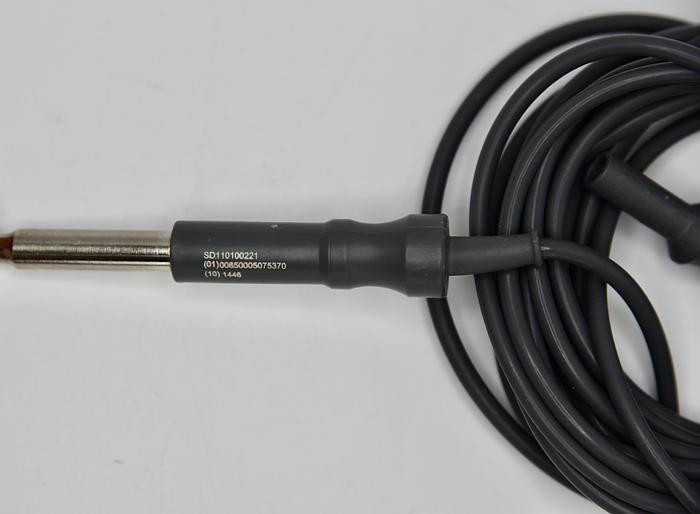 Used SURGICAL DIRECT SD1101000221 RF- Monopolar Cable with 8mm Bovie plug, 10' Long