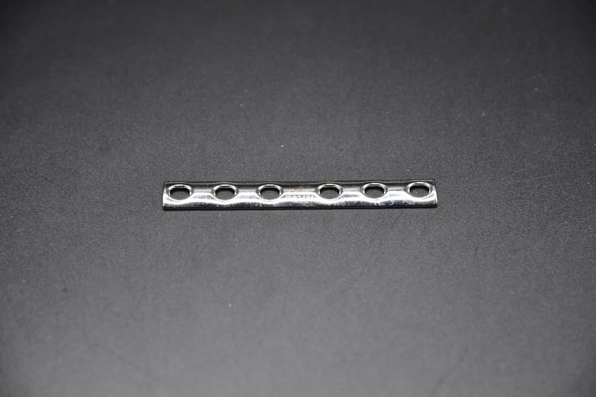 Used Synthes 3.5mm One-Third Tubular Plate 73 L x 9mm W 12mm dia. 6 Holes,  241.36