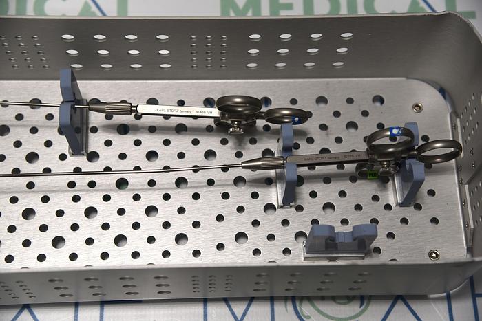 Karl Storz 10386VH 3-Ring Handle Surgical Instrument Tool Set