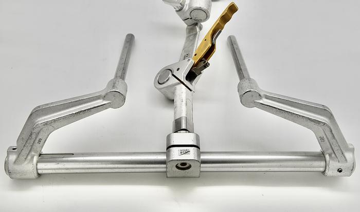 Used Mayfield Integra Ultra Base Unit A2101, A1115 Modified Swivel Adaptor and A1059 Modified Skull Clamp 