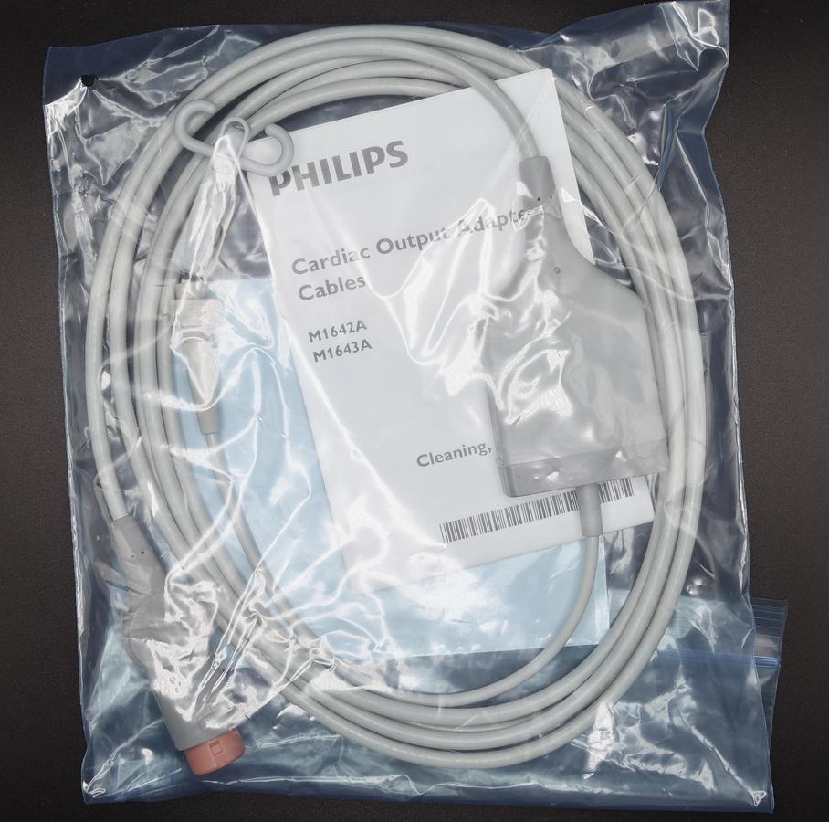 Philips M1642A Cardiac Output Cable, BRAND NEW