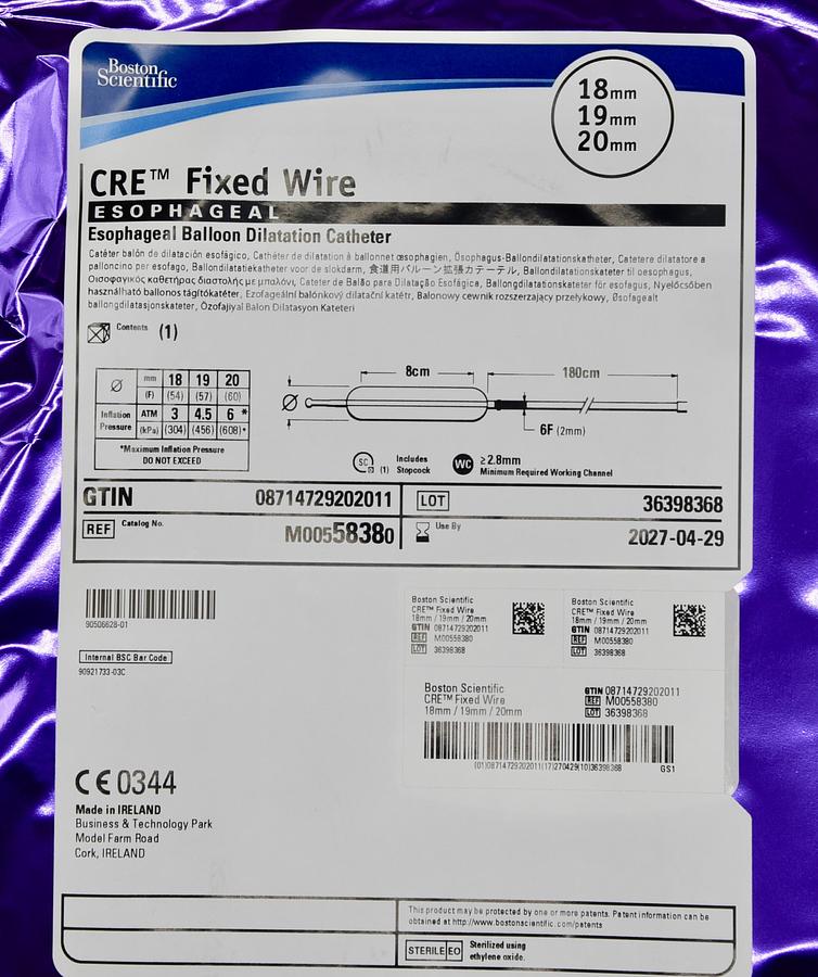 BOSTON M00558380 Esophageal Balloon Dilatation Catheter