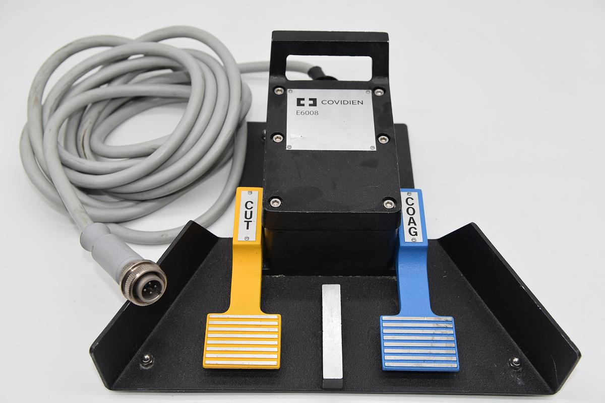 Used Valleylab Covidien E6008 Electrosurgical Monopolar Footswitch