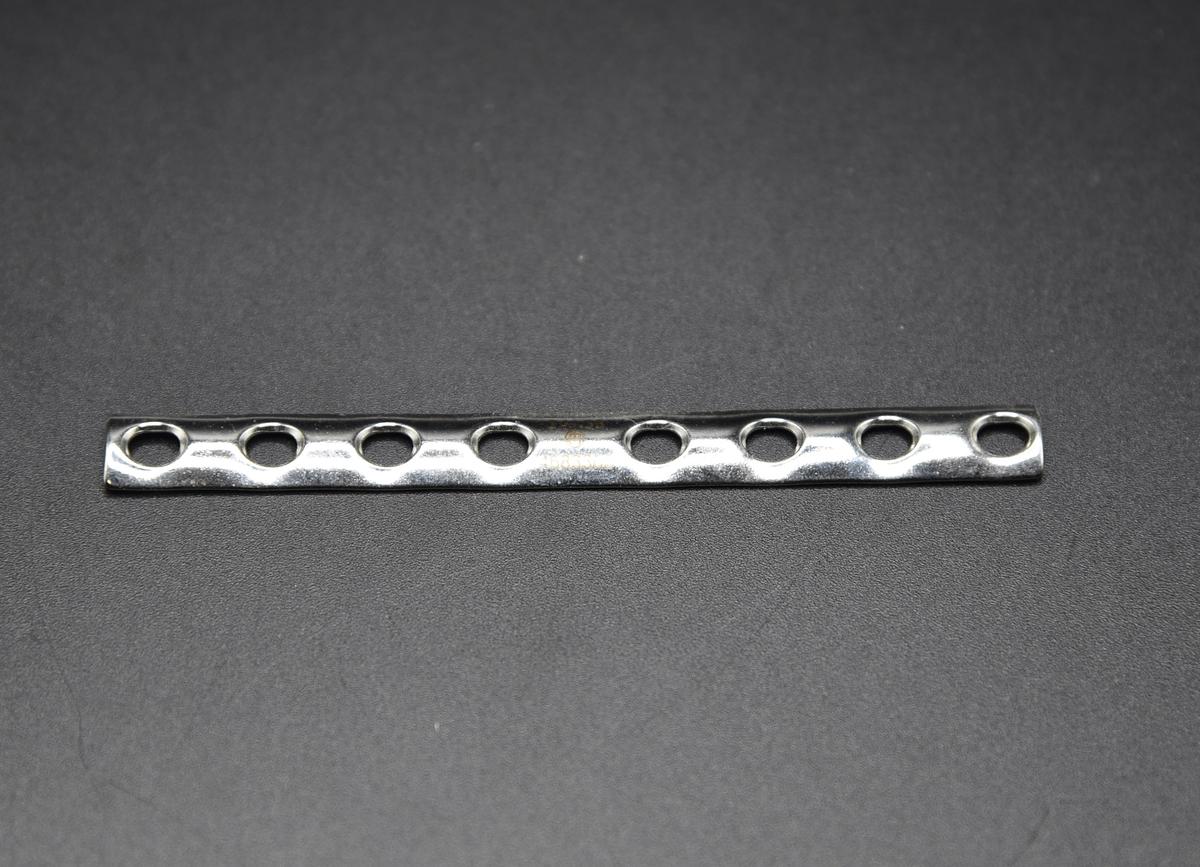 Used Synthes 241.38 One-Third Tubular Plate w/ Collar 8 Holes/97mm