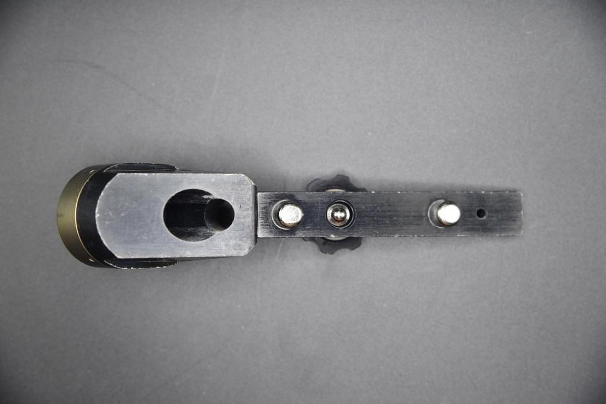 Used Synthes 357.365 Orthopedic Aiming Arm, 125°, Overall Length: 6-1/2 inches 