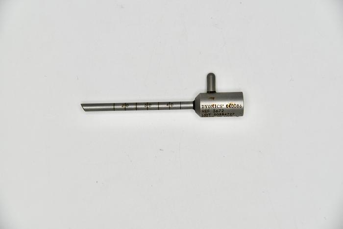 Used DYONICS 3672 Short Cannula with Finger Post 2.9 mm