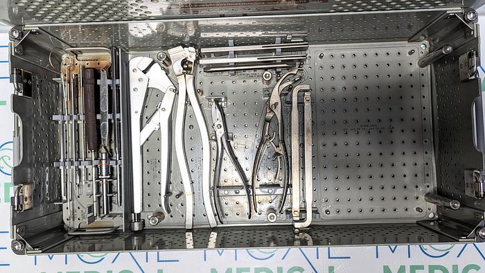 Used SYNTHES Locking Small Fragment LCP Instrument and Implant Set