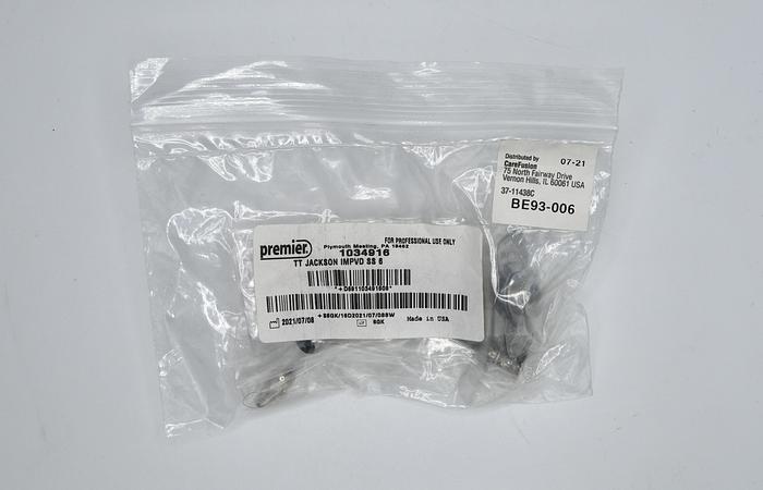 PREMIER 1034916 JACKSON TUBE TRACHEA SIZE 6 IMPROVED STAINLESS STEEL