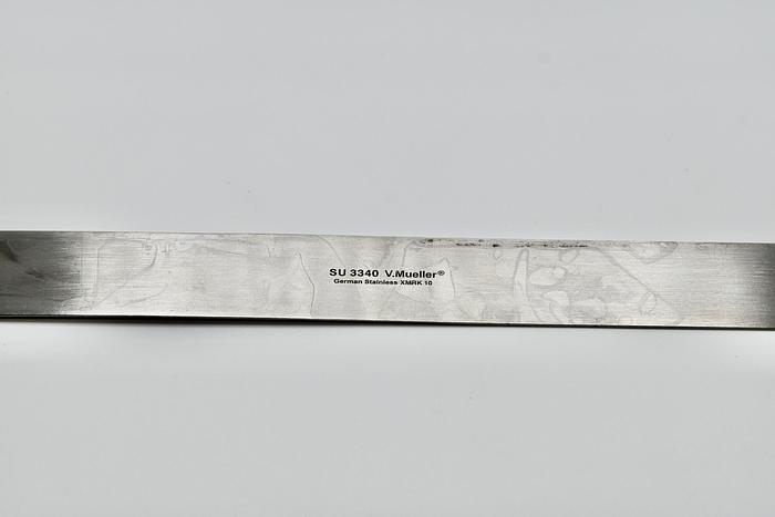 Used V. Mueller SU3340 Flexsteel Ribbon Retractor Blade 1"x13" Stainless Surgical