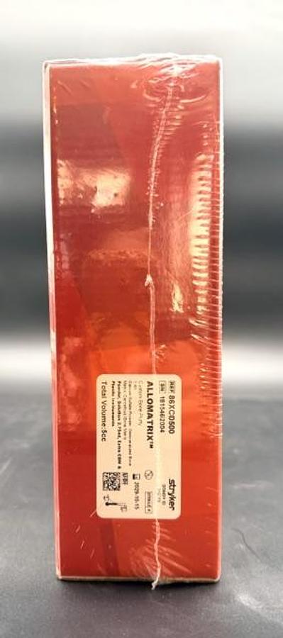 Wright Medical 86XC0500 Stryker ALLOMATRIX Custom Bone Putty Total Volume: 5cc