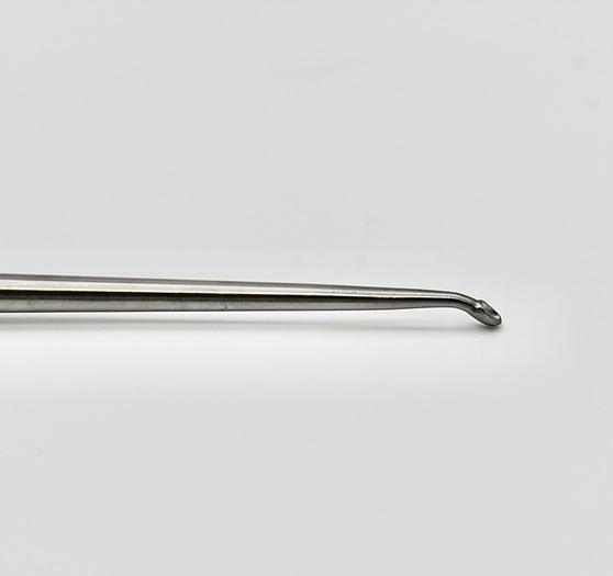 Used PHANTOM TSI LS-0143 Reverse Curette, 3/0 Head,135 Deg,142 MM (5.5") Work Length, Aqua