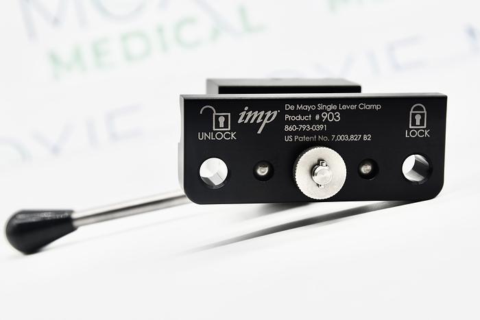 Used IMP DeMayo Single Lever Clamp Product #903, Surgical Table Accessory