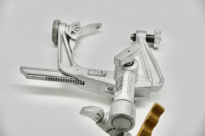 Used Mayfield Integra Ultra Base Unit A2101, A1115 Modified Swivel Adaptor and A1059 Modified Skull Clamp 