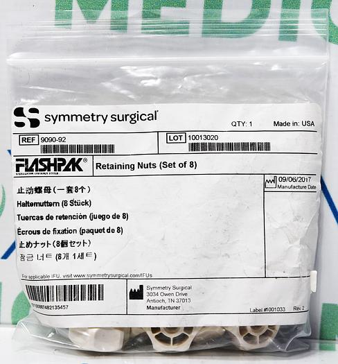 Used SYMMETRY FLASHPAK 9020 STERILIZATION CONTAINER  W/ LID & BASKET , SMALL