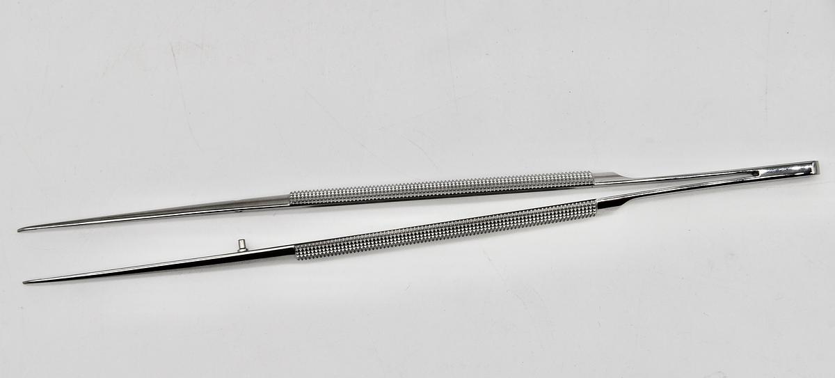 Used Millennium 7-44263 Micro Vascular Forceps, CVD, Diamond Dust Jaws, 8.5"