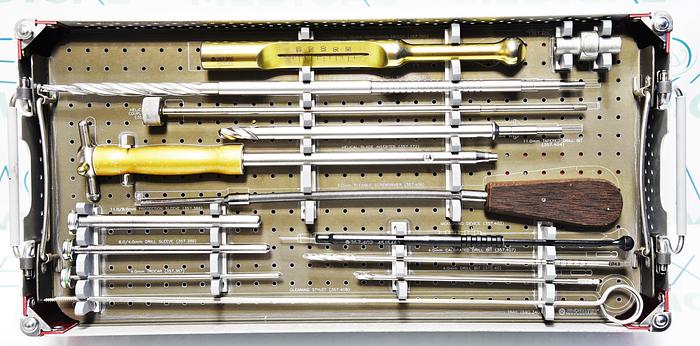 Used TITANIUM TROCHANTERIC FIXATION NAIL LOCKING SET