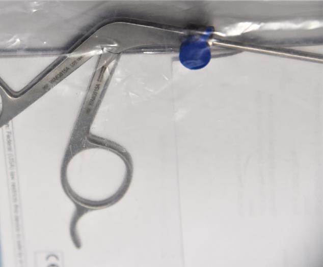 Olympus WA63815A Endourology Grasping Forceps, 3.25 x 400mm with Lumen and Finger Rest Handle