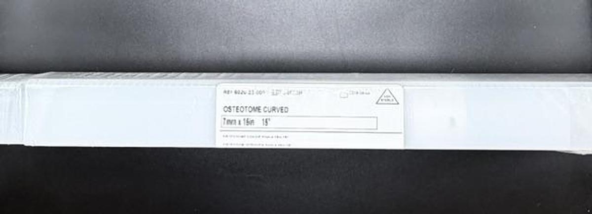 DEPUY (IRELAND) 6020-23-000 Curved Osteotome 7mm x 15in 15 Degrees