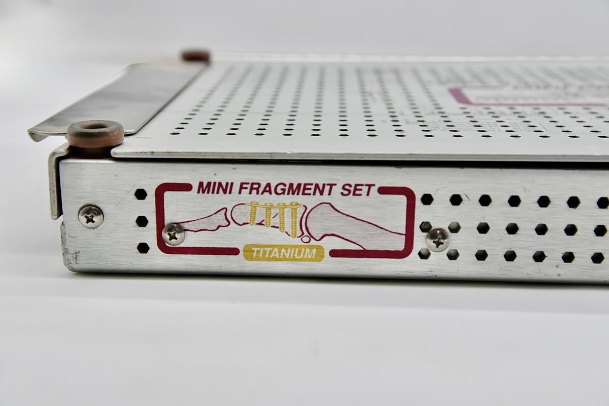 Used Synthes Surgical Mini Fragment Set, Titantium