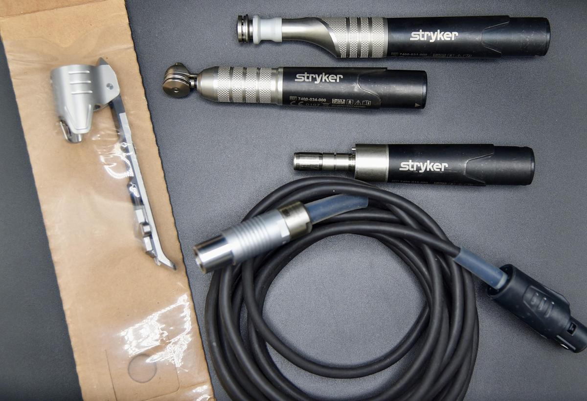 Used STRYKER 7400-015-000, 7400-034-000, 7400-031-000 TPX SET Surgical Power Tool Motor