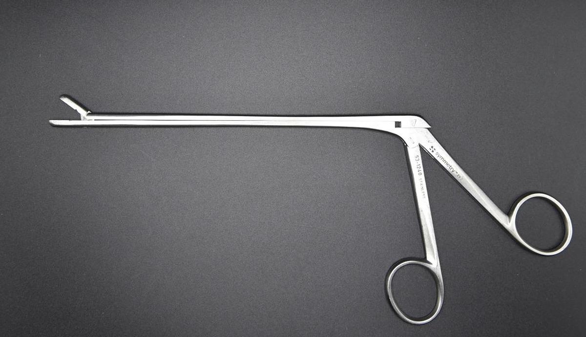 Used Symmetry 53-1240 Spurling Rongeur, Straight, 7”