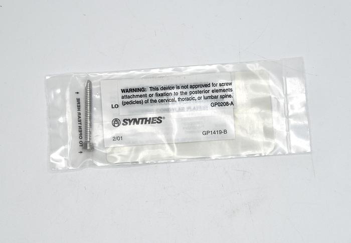 SYNTHES 02.204.038 4.0MM LOCKING SCREW SLF-TPNG WITH T25 STARDRIVE RECESS 38MM
