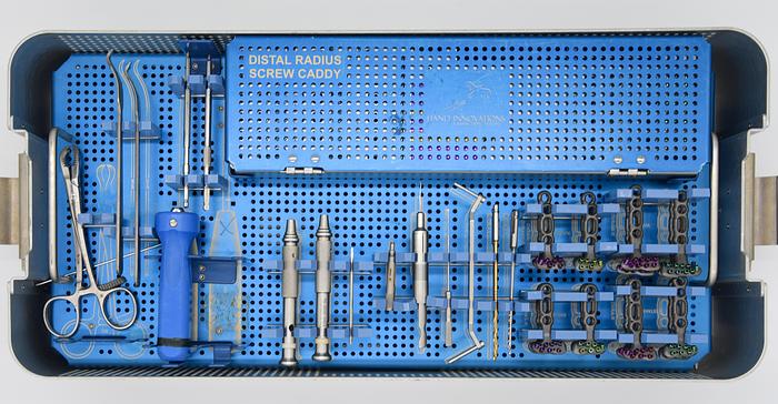 Used Biomet Orthopedic Hand Innovations Distal Radius System Set