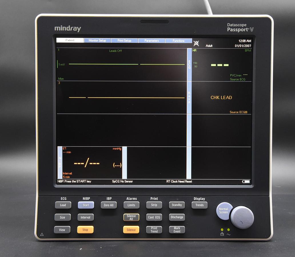 Used Mindray Datascope Passport V Patient Monitor