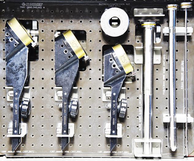 Used TITANIUM TROCHANTERIC FIXATION NAIL LOCKING SET