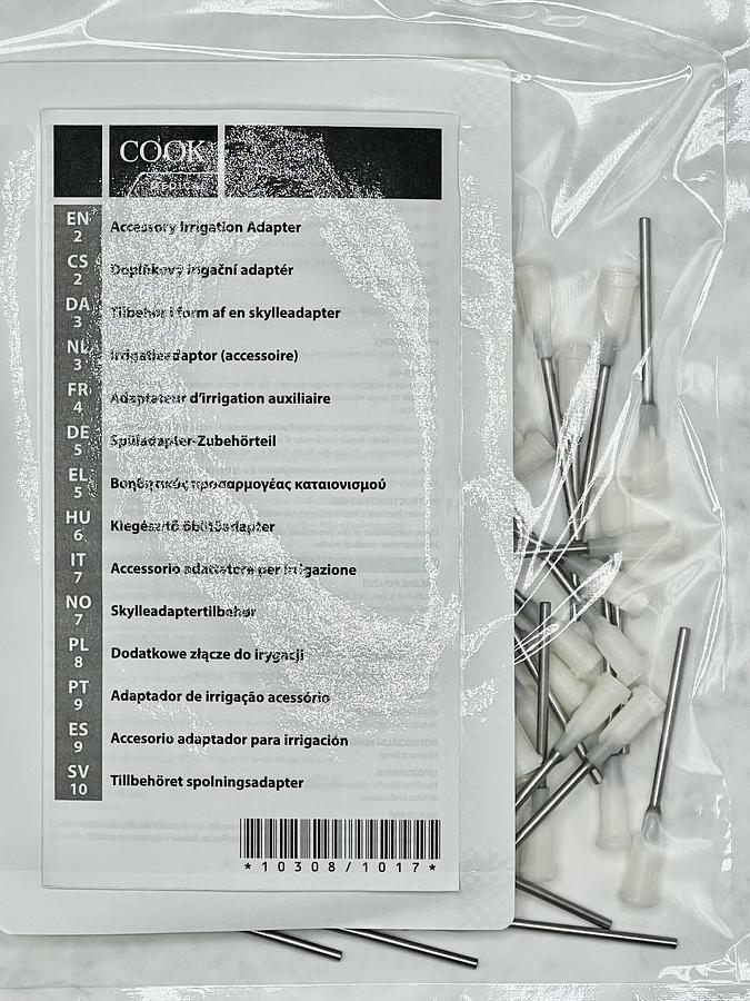 Cook G31902 Accessory Irrigation Adapter, In-date, 50/BX