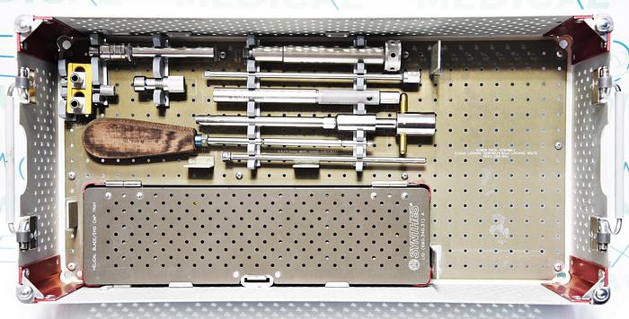 Used TITANIUM TROCHANTERIC FIXATION NAIL LOCKING SET