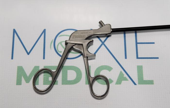 Used AESCULAP 8360-00 PRESTIGE Atraumatic Grasper, Single Action, Non-Rotatable, 5mm x 36cm