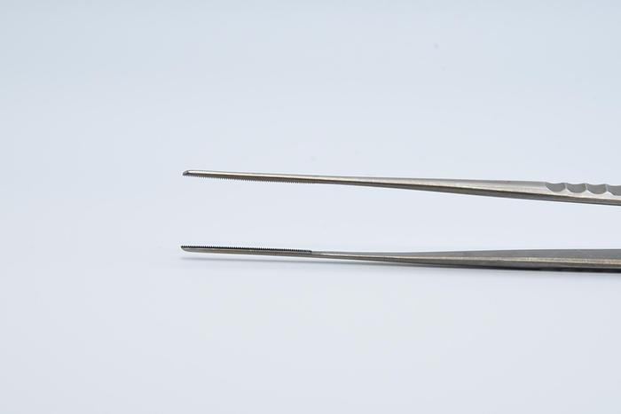 Used V Mueller CH5895 DeBakey Vascular Tissue Forceps, Delicate 1.5mm Jaw, 7.75"