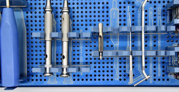 Used BIOMET Distal Radius System Orthopedic Hand Innovations Set (TOP TRAY ONLY)