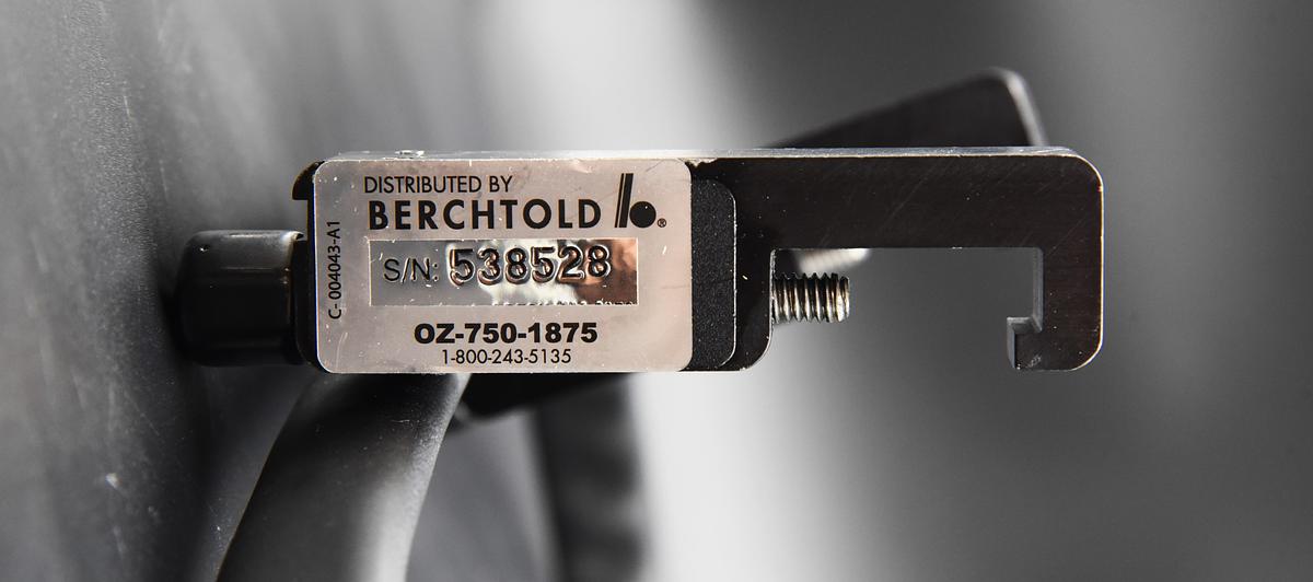Used Berchtold Stryker OZ-750-1875 Urocatch Frame with Integral Clamps