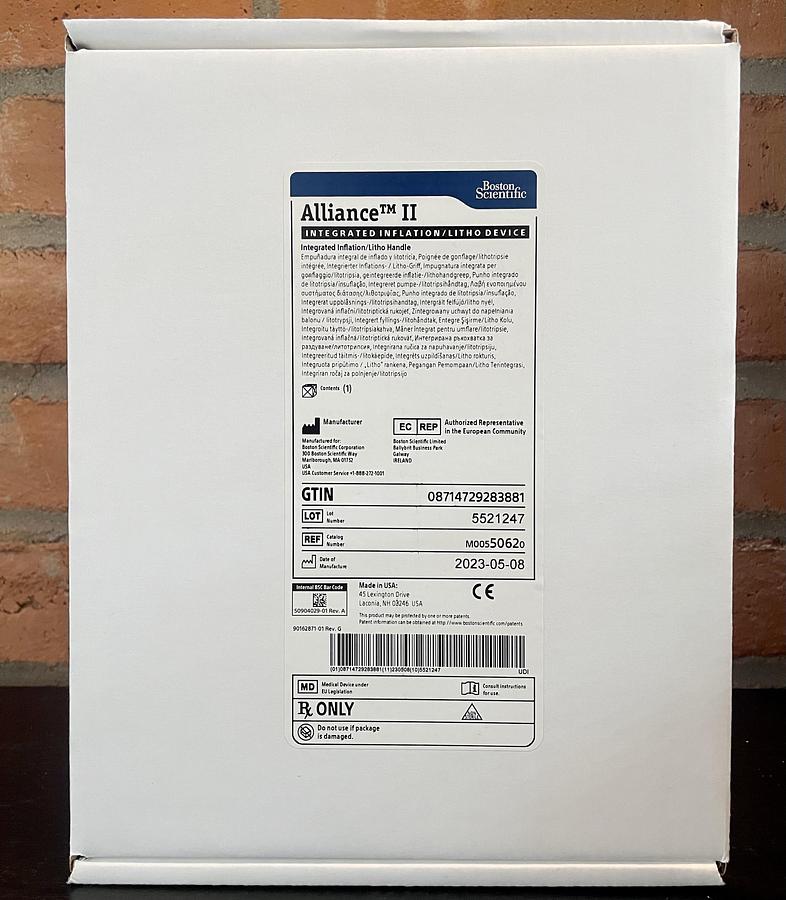 Boston Scientific Alliance II M00550620 Integrated Inflation/Litho Device