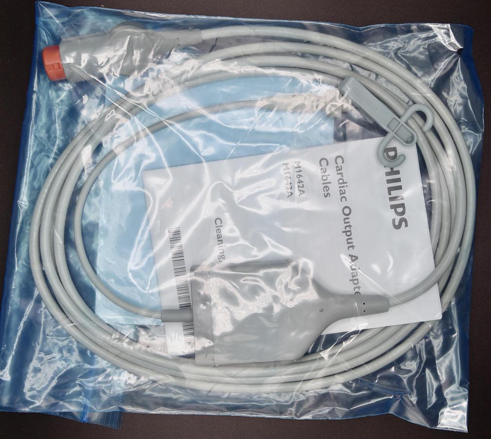 Philips M1642A Cardiac Output Cable, BRAND NEW