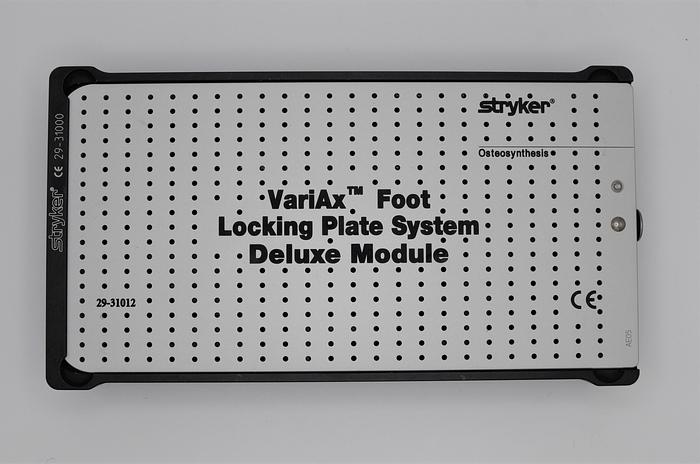 Used Stryker 29-35200 VariAx Foot & Ankle Instrument and Implant Set