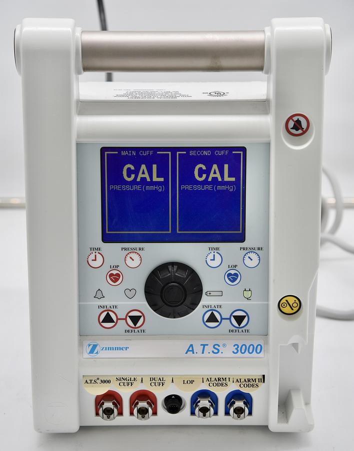 Used Zimmer ATS 3000 Tourniquet, Reference 60-3000-101-00