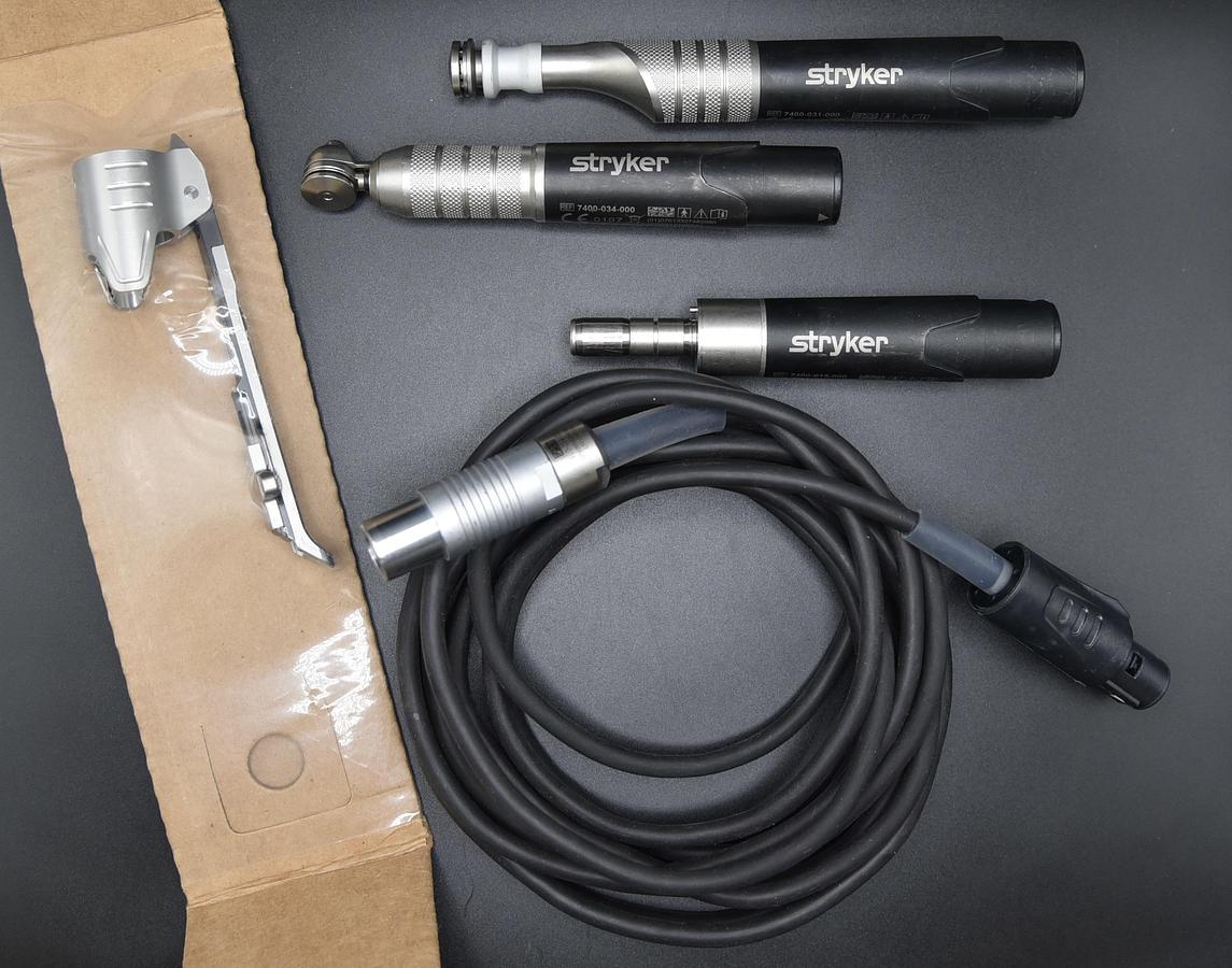 Used STRYKER 7400-015-000, 7400-034-000, 7400-031-000 TPX SET Surgical Power Tool Motor